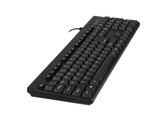 K-1000 Mini Thin RGB USB Wired Chocolate Keyboard -Black