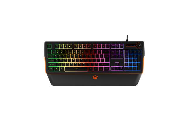 Meetion Mt K9520 RGB Magnetic Wrist Rest Keyboard for Gaming with gaming keyboard