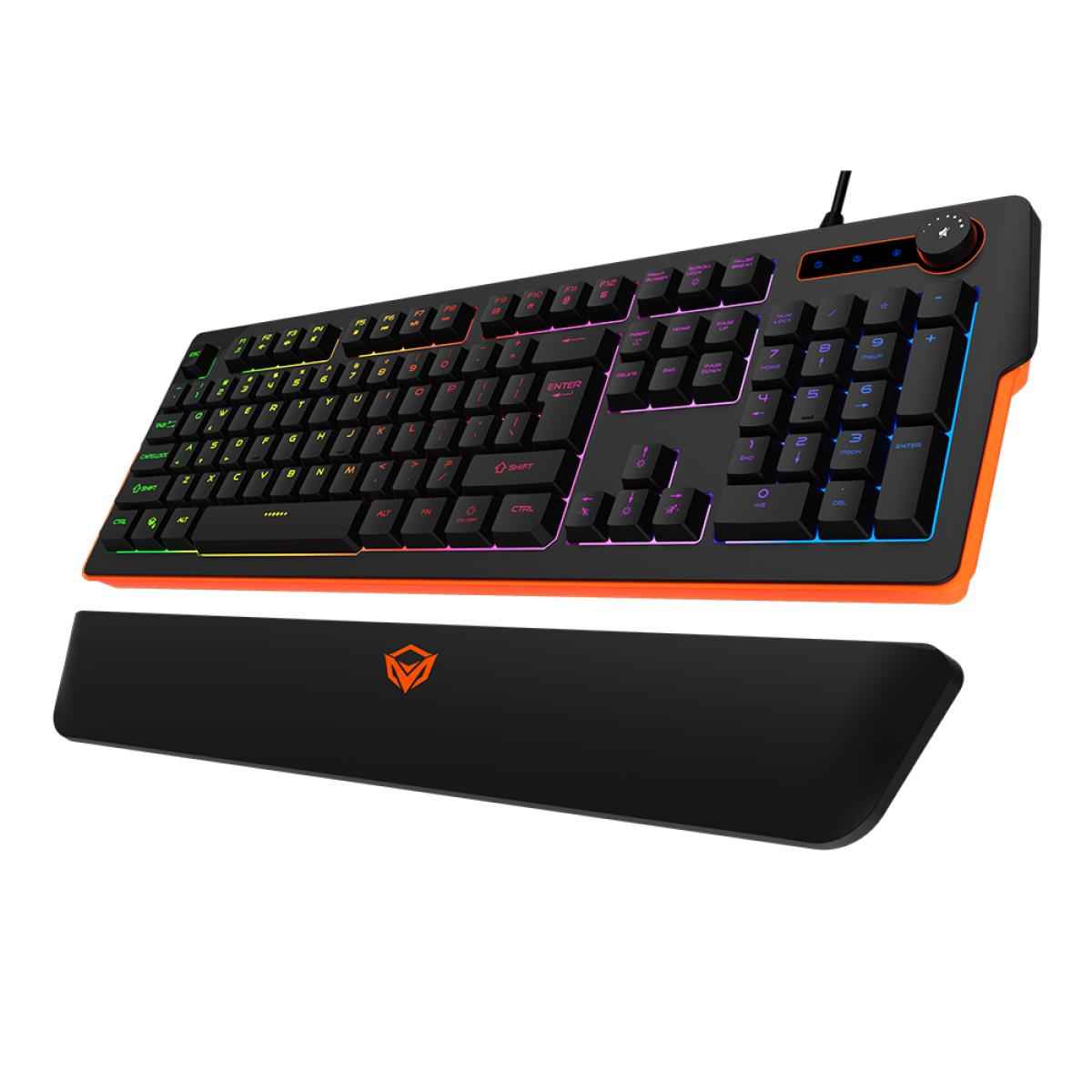 MeeTion MT-K9520 RGB Magnetic Wrist Rest Keyboard for Gaming
