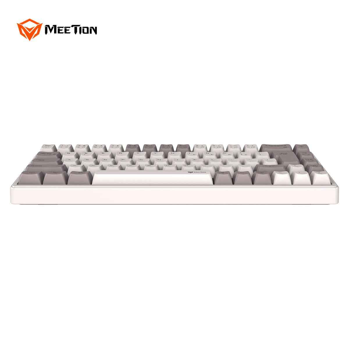 Meetion MT-MK12 Tri Mode Gaming Keyboard 65% -White