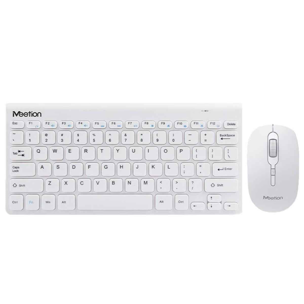 Meetion MINI4000 2.4GHz Wireless Mouse & Keyboard Combo - White with gaming keyboard