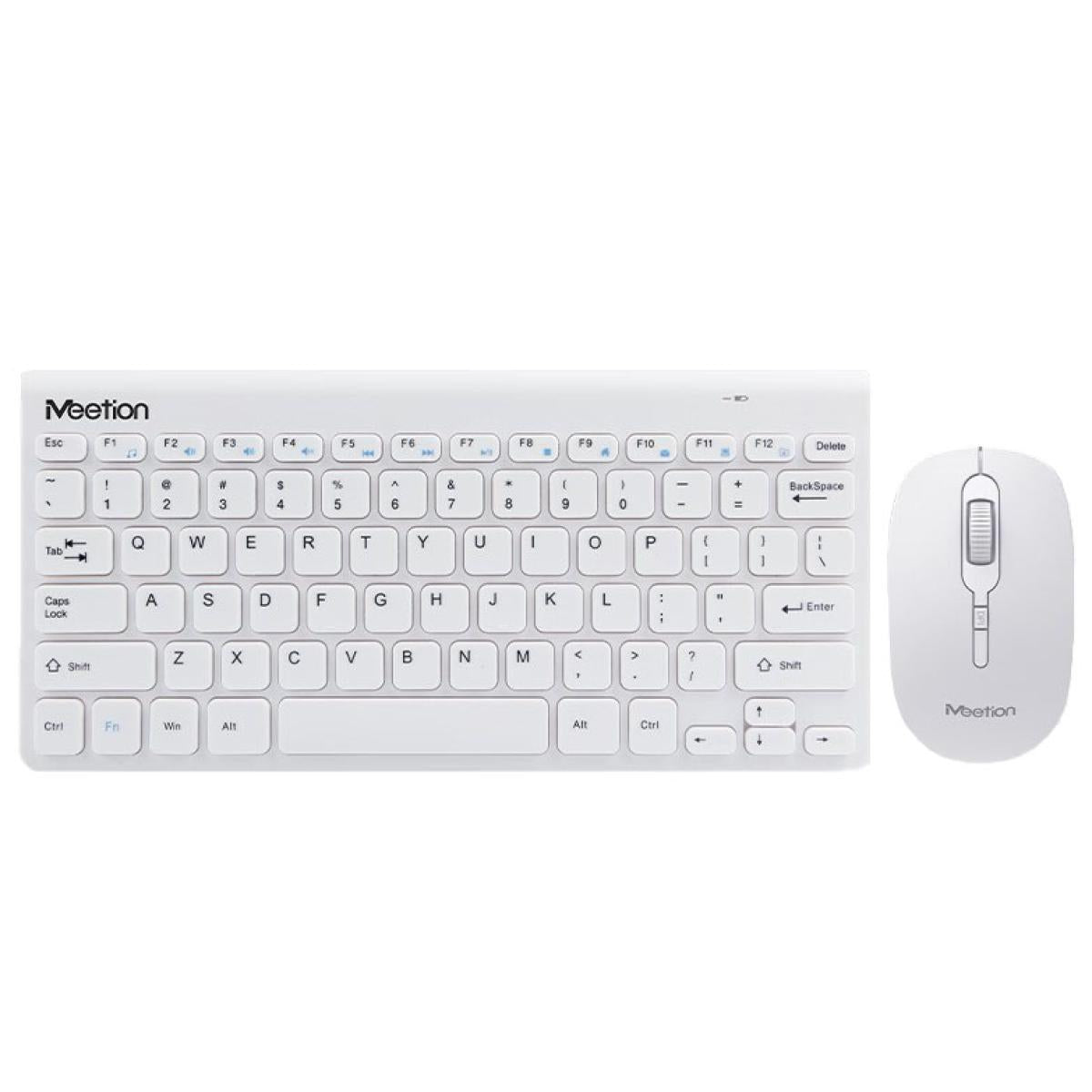 Meetion MINI4000 2.4GHz Wireless Mouse & Keyboard Combo -White