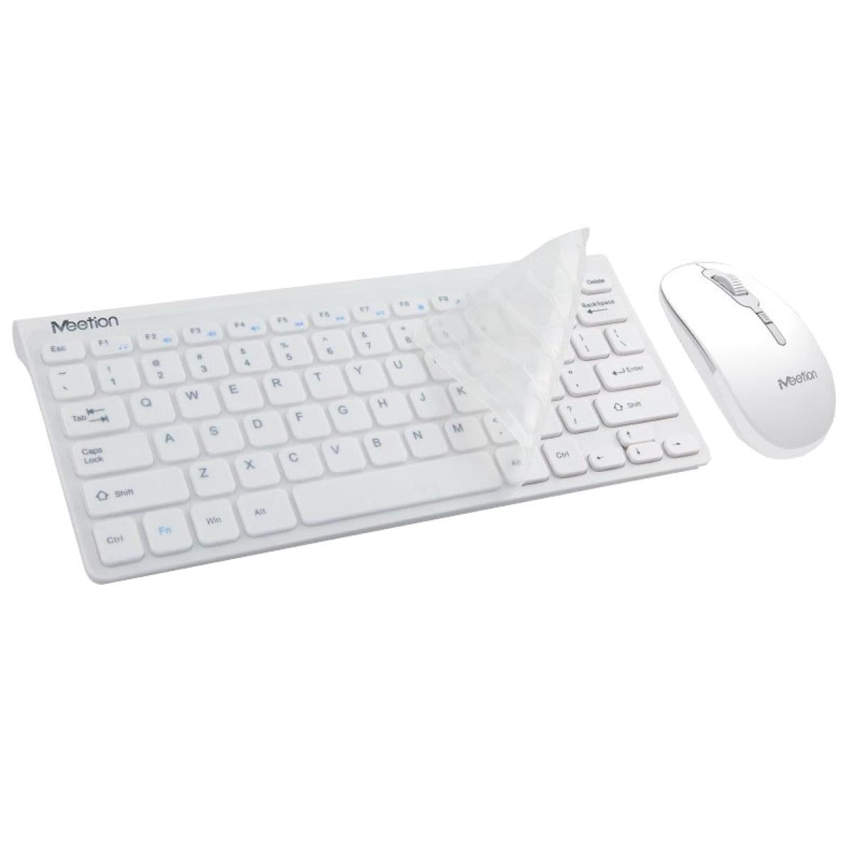 Meetion MINI4000 2.4GHz Wireless Mouse & Keyboard Combo -White