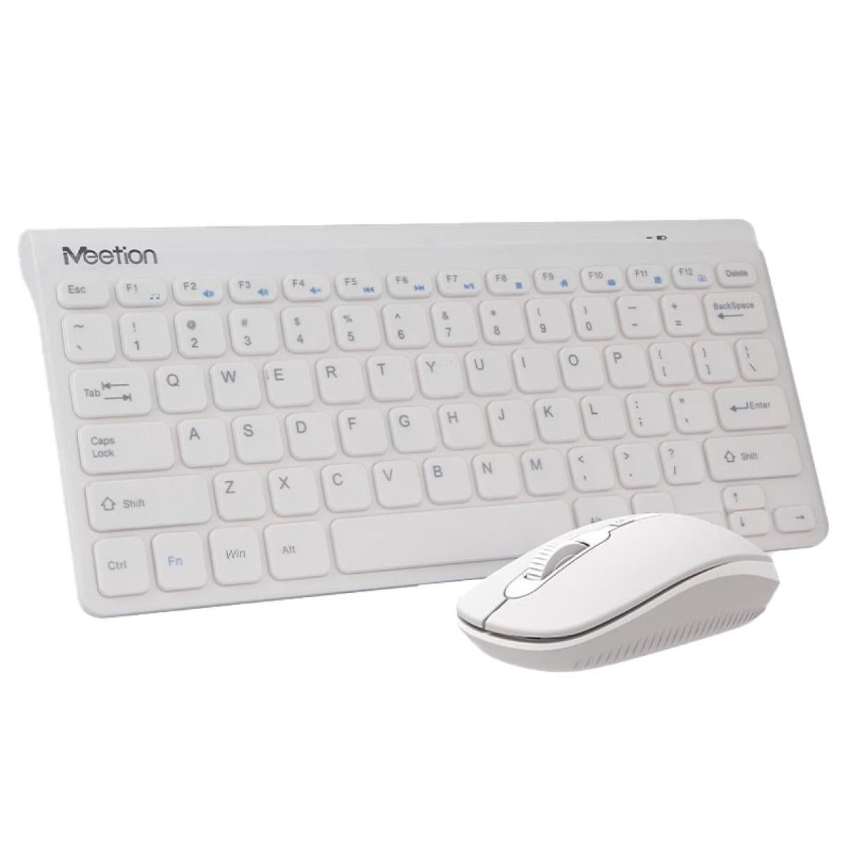 Meetion MINI4000 2.4GHz Wireless Mouse & Keyboard Combo -White