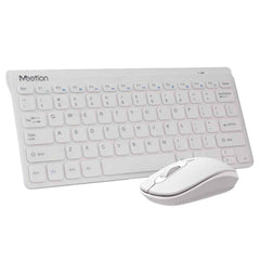 Meetion MINI4000 2.4GHz Wireless Mouse & Keyboard Combo - White with gaming keyboard
