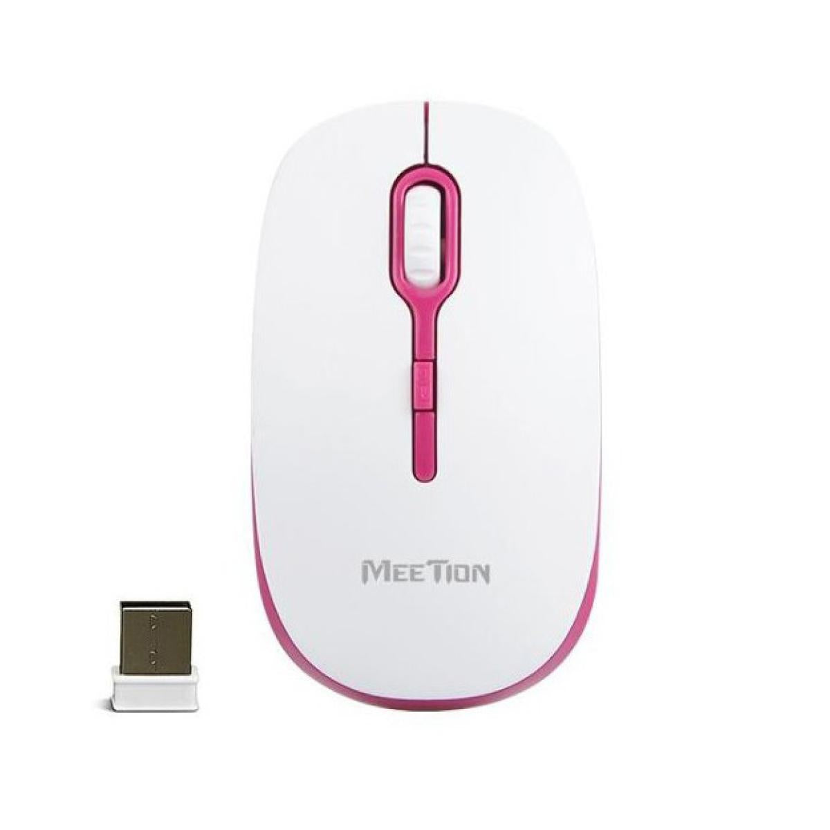 MeeTion MT-R547 2.4G USB Wireless Optical Mouse -Red