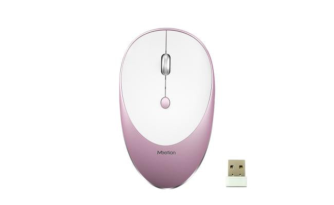 Meetion Mt R600 2.4g Slim Rechargeable Silent Wireless Mouse Silver