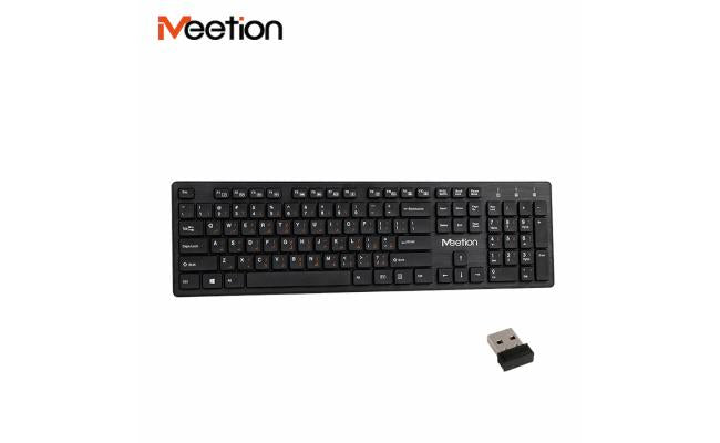 Meetion Mt WK841 Slim 2.4g Wireless Computer Keyboard, gaming keyboard