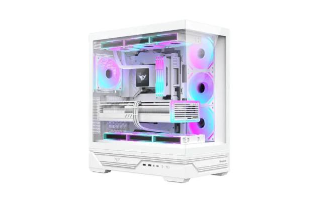 Huntkey Mvp Destiny 4 Argb Fans Gaming Pc Case White