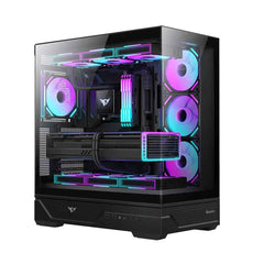 Huntkey MVP Destiny Empty Gaming PC Case without Fans -Black