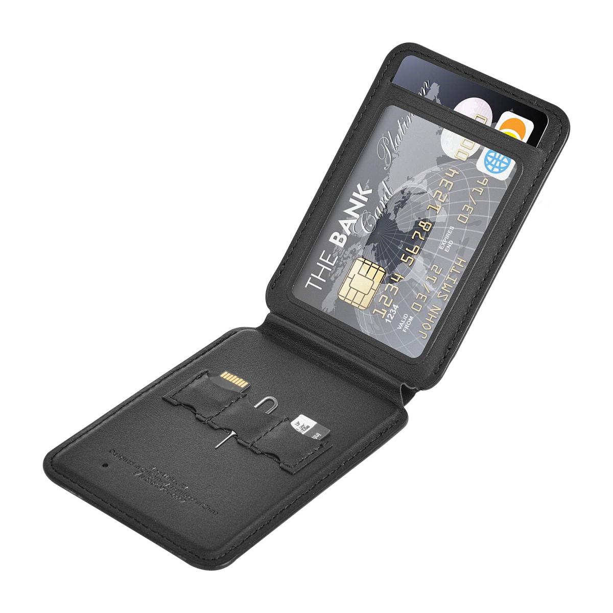 Wiwu Mw 005 Mag Wallet Fm Apple Certified Slim & Magnetic Funionality Conne to Find My Phone App Find Your Wallet Black