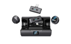 Jmary Mw 19 2.4g Wireless Two Microphone for Mobile for Iphone & Type C with audio