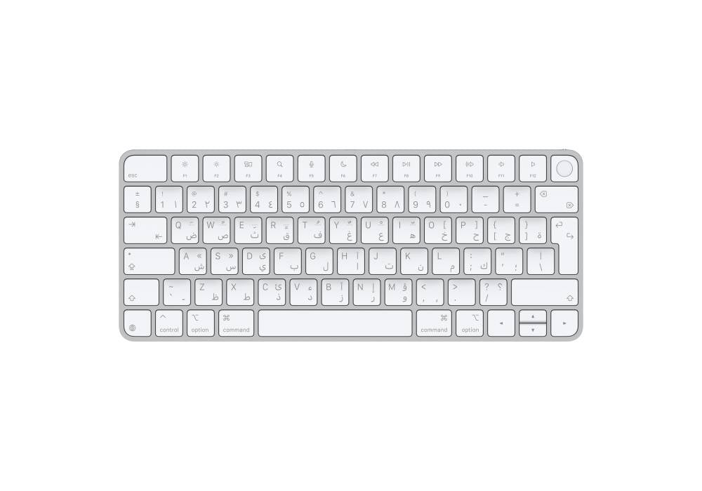 Apple Magic Keyboard with Touch ID – USB‑C, Arabic Layout, Wireless, Rechargeable