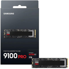 Samsung 9100 PRO 1TB PCIe 5.0 NVMe M.2 SSD-Sequential Read/Write (14700/13300 MB/s) | MZ-VAP1T0B/AM |