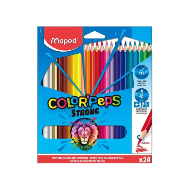 Maped Jumbo Strong Color'Peps Colouring Pencils - 24