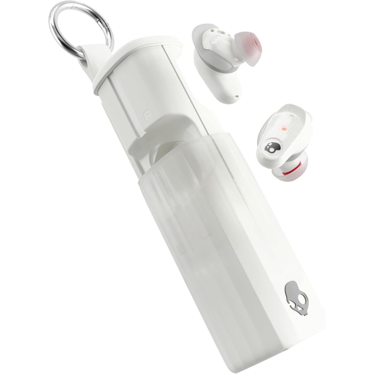 Skullcandy Method 360 ANC Wireless Earbuds, Sound by Bose, Bluetooth Headphones, Premium Noise Cancelling, Up to 40 Hrs Battery, Sweat and Water Resistant, Microphone for iPhone Android - Bone