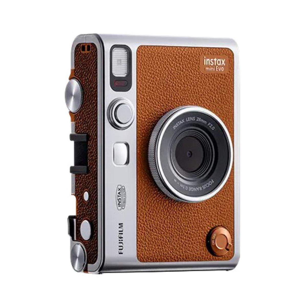FUJIFILM INSTAX Mini EVO Instant Digital Camera -Brown