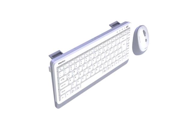 Meetion MINI5000 Silent Dual Mode Mini Office Wireless Keyboard & Mouse Combo White