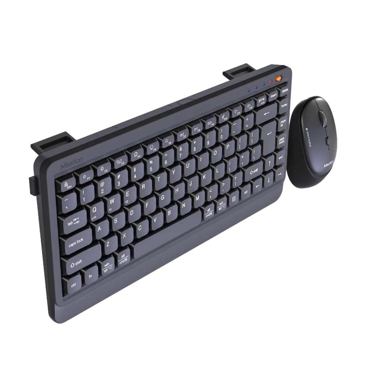 Meetion Mini5000 Silent Dual-Mode Mini Office Wireless keyboard & Mouse Combo -Black
