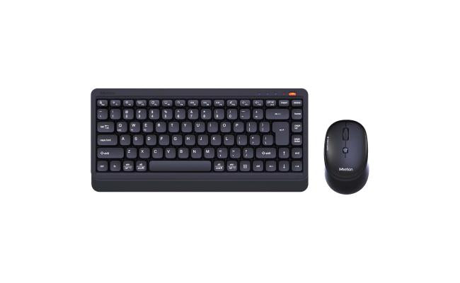 Meetion MINI5000 Silent Dual Mode Mini Office Wireless Keyboard & Mouse Combo Black