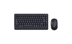 Meetion MINI5000 Silent Dual Mode Mini Office Wireless Keyboard & Mouse Combo Black