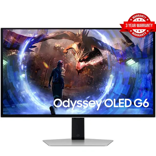 Samsung Odyssey OLED G6 DG602 27-inch Gaming Monitor 2K QHD 360Hz 0.03ms (GTG)