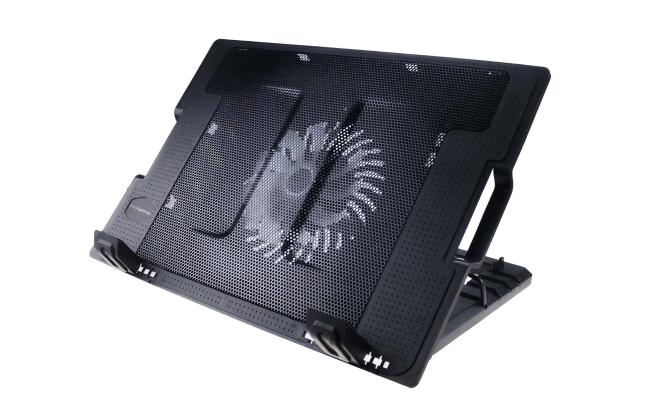 Haing N18 13″ 17 ” 1 Fan Notebook/laptop Cooling Pad Black