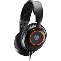 Steelseries Aris Nova 3 Multi System Gaming Headset, Hi Fi Drivers, 360° Spatial Audio, Rgb Lights, Airweave Memory Foam Earcups, Lightweight, Clearcast Gen 2 Mic, For Pc/ps5/ps4, Black - CompuMe