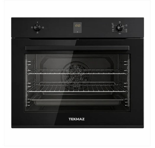 TEKMAZ Built-in Gas Oven – (90×60 cm, Black)