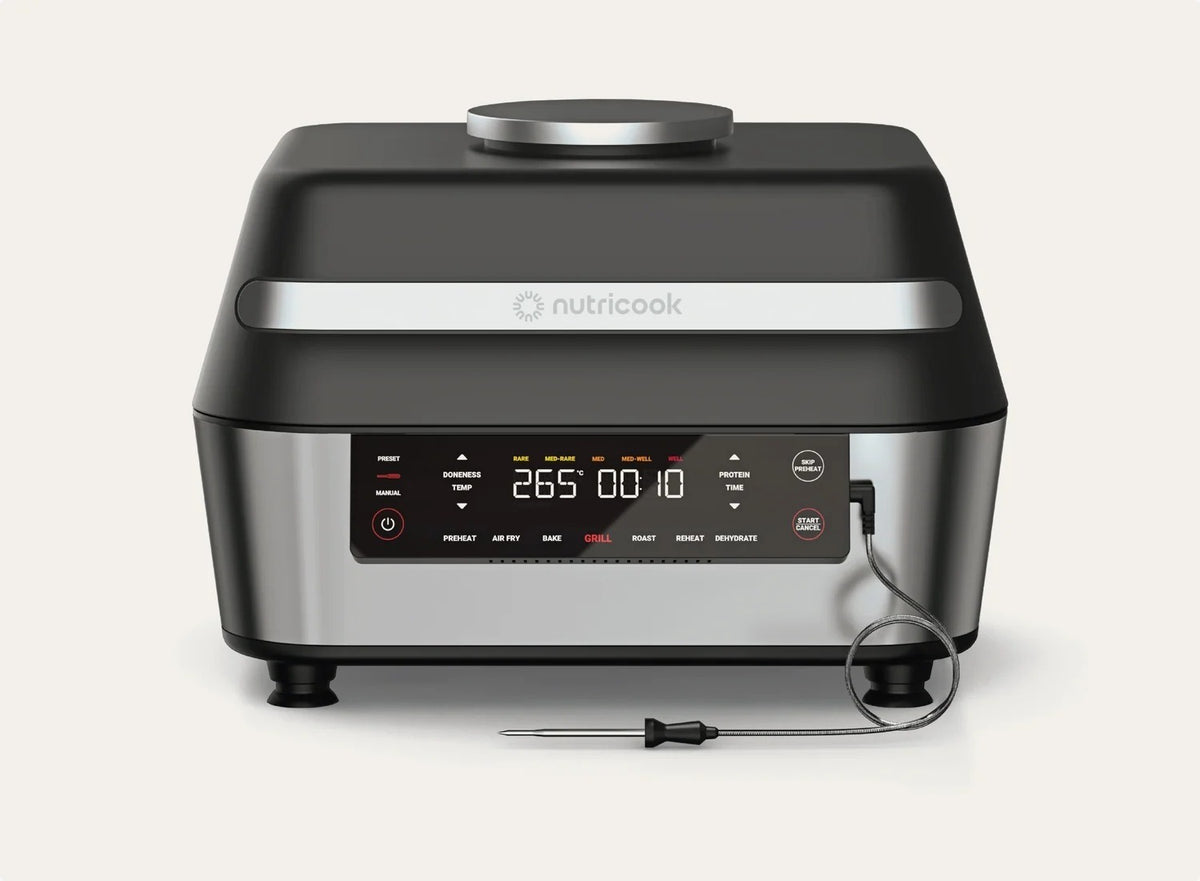 Nutricook NC-AFG960 XL Air Fryer + Indoor Grill – One appliance with 6 functions for healthy cooking