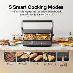 Nutricook NC-CG240 Electric Grill - 2000 Watt Power