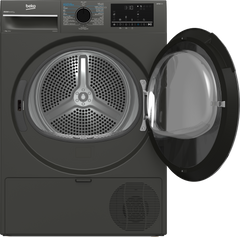 Beko Heat Pump Dryer A+++, 8KG, 15Programes, Silver - B5T68254MG