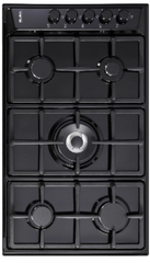 Elba Built in Gas Hob 90Cm, 5Burners, Black - EN 95-54V AND