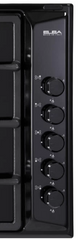 Elba Built in Gas Hob 90Cm, 5Burners, Black - EN 95-54V AND