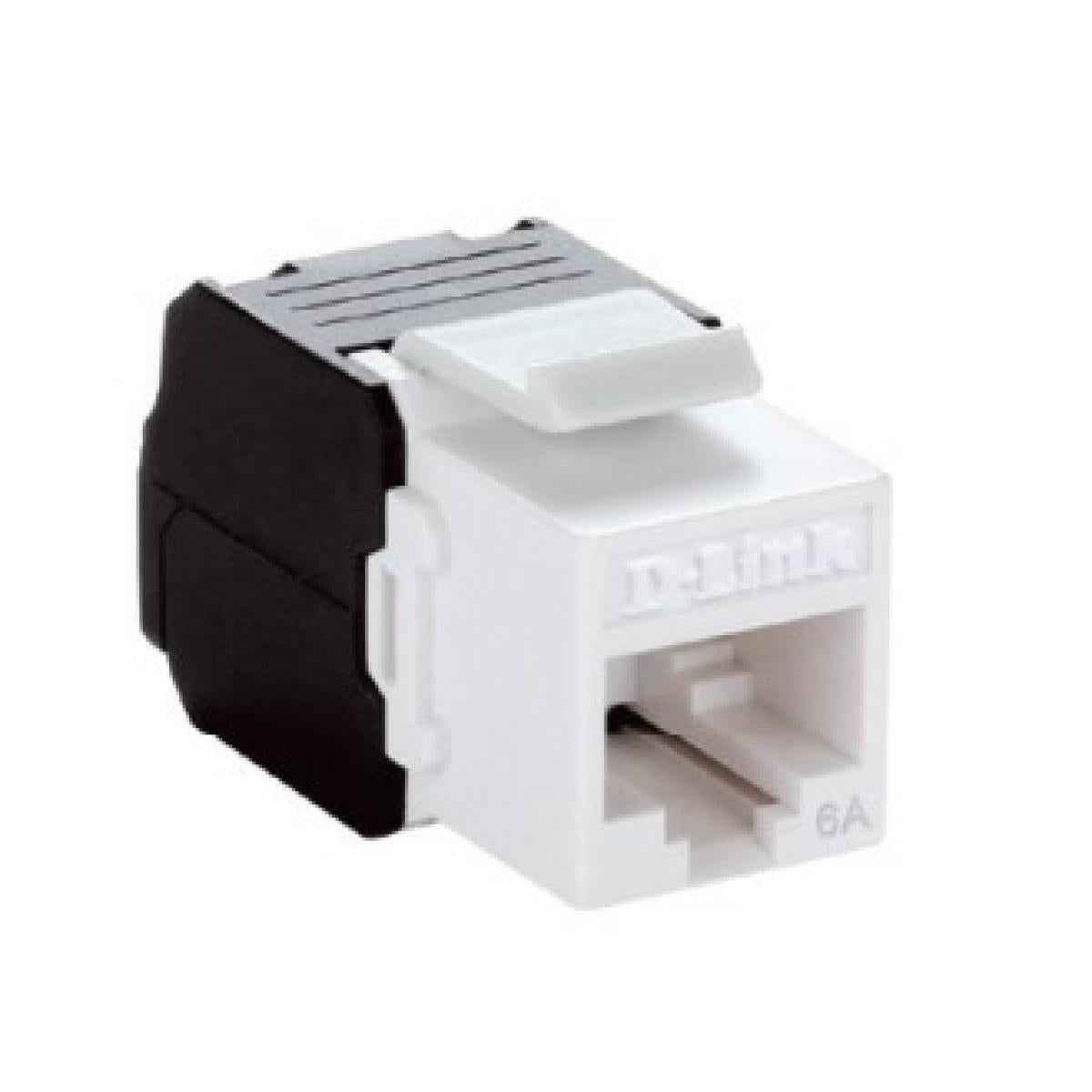 D-Link NKJ-6AWHI1B21 CAT6A 10G Keystone Jack -White
