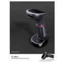 Sunlux XL-9610 Wireless 2D Barcode Scanner Gun | Bluetooth & 2.4G Dual Mode, 150m Range, 2600mAh Battery w/ Charging Base, Inventory Mode & 100,000 Barcode Memory for POS & Warehouse