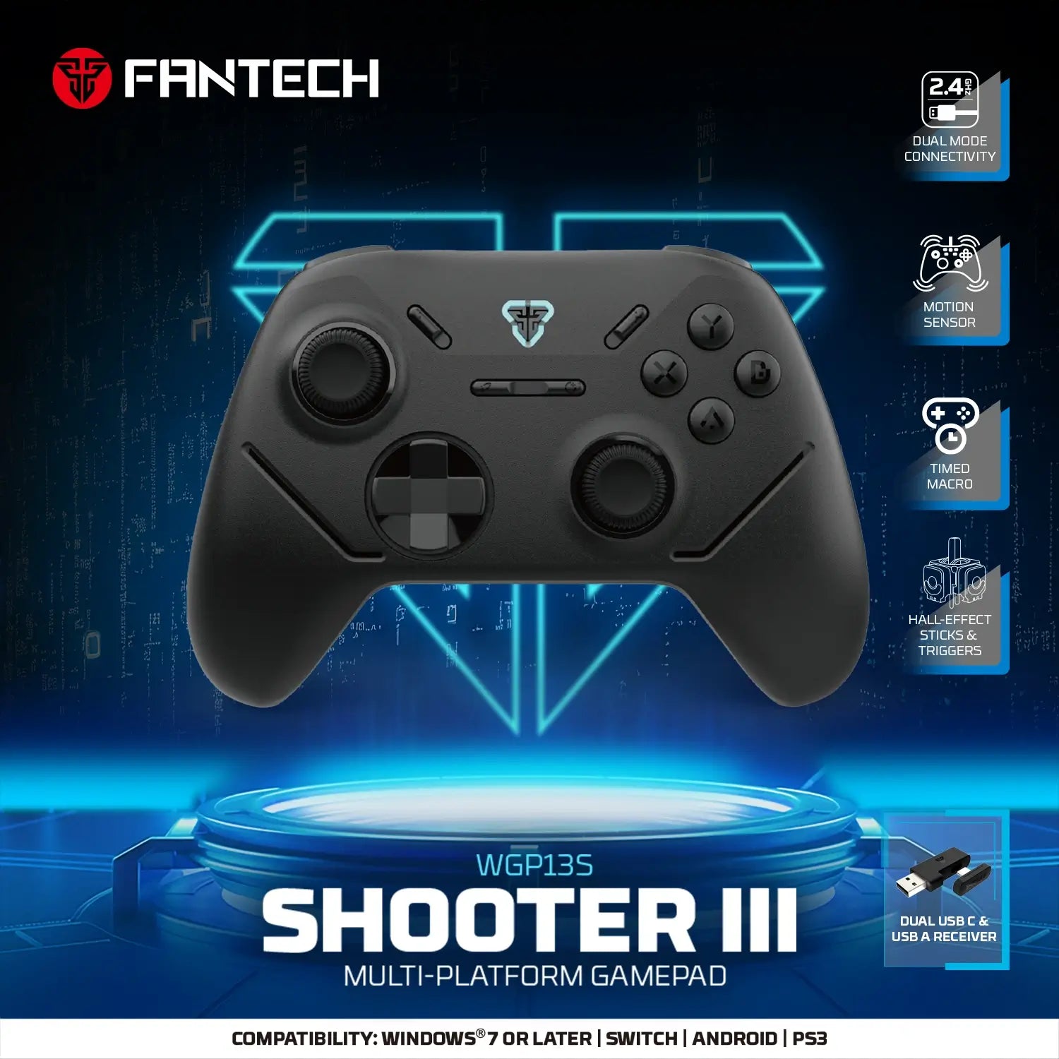 Fantech wireless gamepad for computer setup