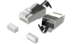 D Link Npg 6a2met502 50 Rj45 Connectors Cat6a Ethernet Shielded Modular Plugs Pack Of 50