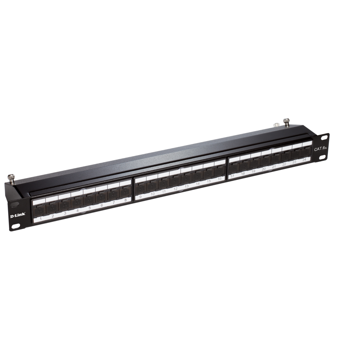 D-Link NPP-6A2BLK241 Cat6A STP Fully Loaded Patch Panel