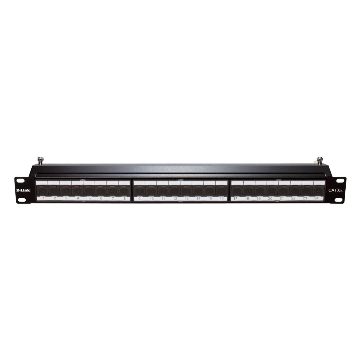 D-Link NPP-6A2BLK241 Cat6A STP Fully Loaded Patch Panel