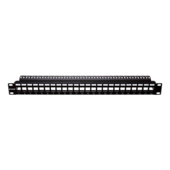 D-Link NPP-AL1BLK241 24 Port Unloaded Patch Panel for UTP Cat5e/Cat6 -1U