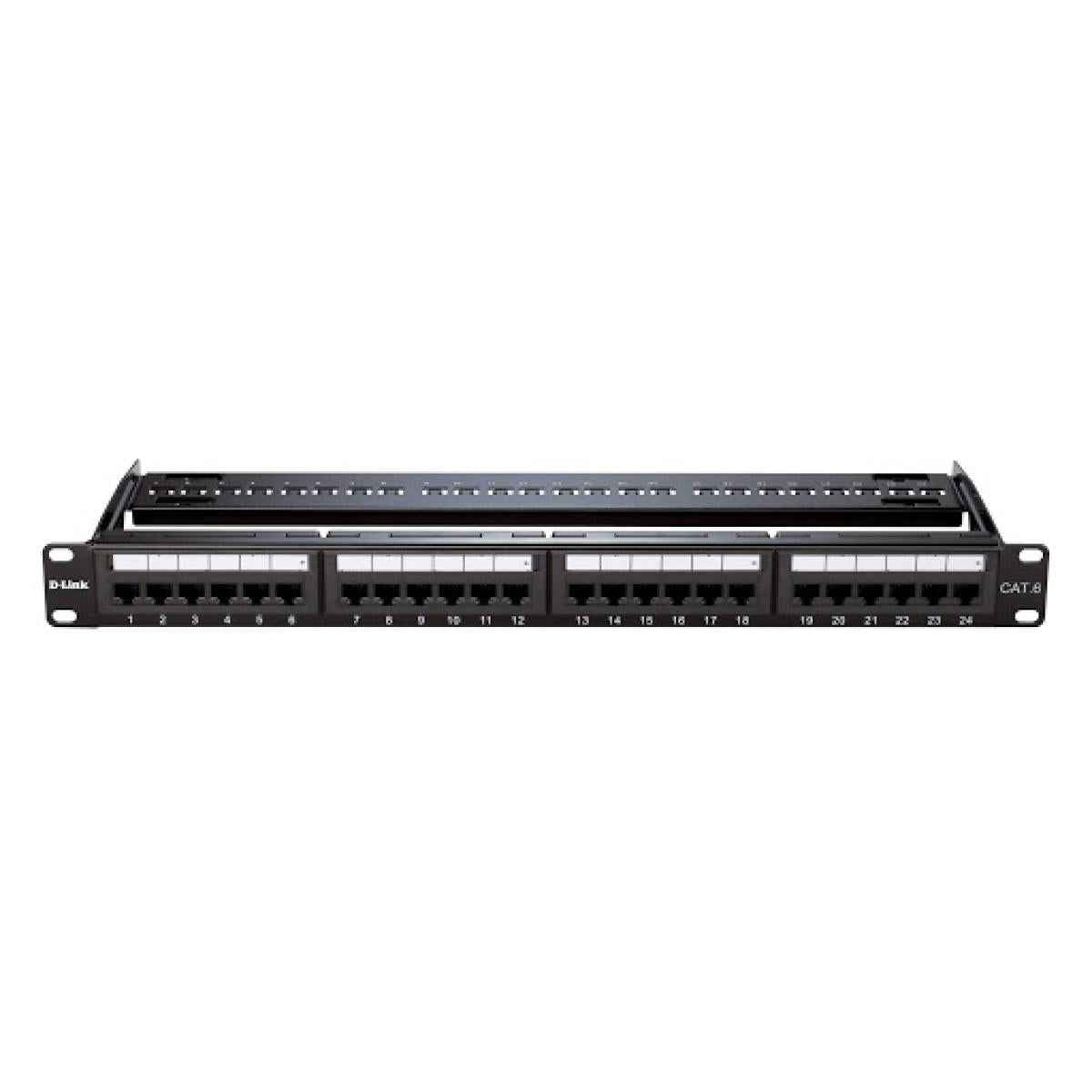 D-Link NPP-C61BLK241 24 port Cat6 UTP Loaded Patch Panel