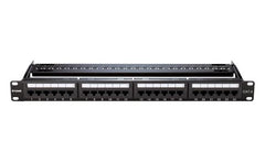 D-Link Npp C61BLK241 24 Port CAT6 Utp Loaded Patch Panel, wired, networking