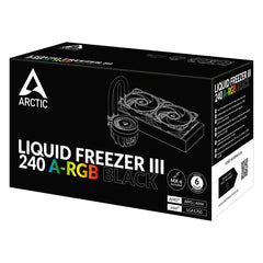 ARCTIC Liquid Freezer III 240 A-RGB All-in-One CPU LIQUID COOLER - BLACK