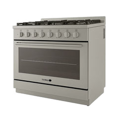 Tekmaz Gas Cooker, 90Cm, 5Burners, Stainless Steel - nas-gp90