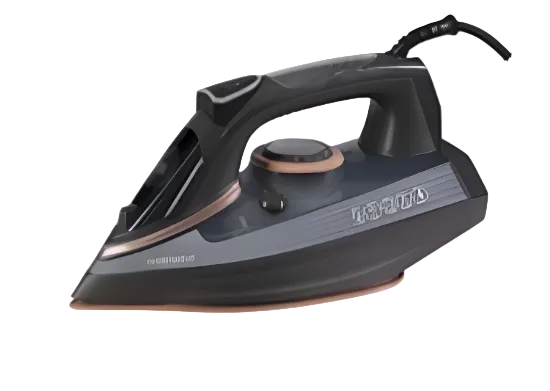 Gold Master Steam Iron, 300Ml, 2800Watts, Black / Gold - GM-7623