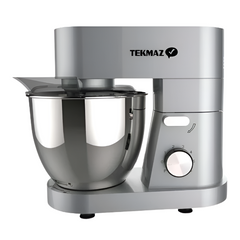 Tekmaz Kitchen Machine, 12Lit, 6Speeds, 2000Watts, Stainless Steel - NAS-KM12