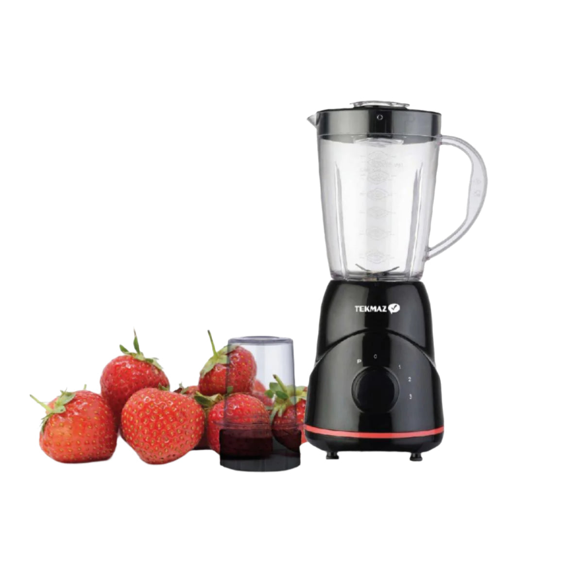 Tekmaz Blender, 1.5LIt, 350Watts, 3Speed, Black - NAS-TB350