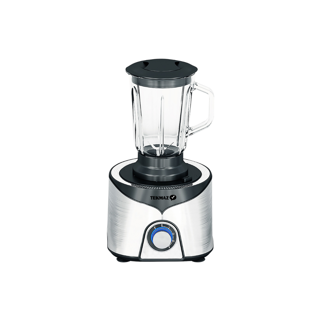 Tekmaz Food Processor, 9 in 1, 4Speesds, 2.5Lit, 1100Watts, Stainless Steel - NAS-FP9