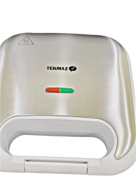 Tekmaz Grill with Garnete Plate, 4pieces, 750Watts, White - NAS-GS03